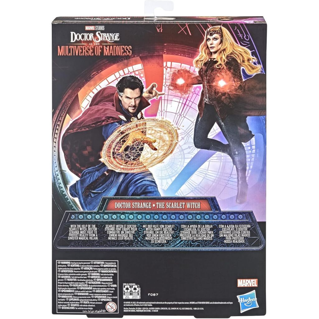 TQ215 PROMO MARVEL AVENGERS TITAN HERO SERIES DOCTOR STRANGE IN THE MULTIVERSE OF MADNESS TOYS, DOCT