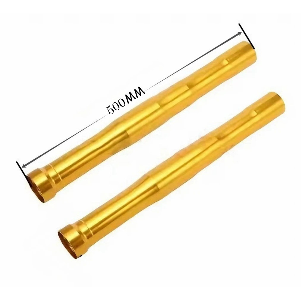 For SUZUKI GSX-S750 GSXS750 2018-2022 2×Gold 500mm Motorcycle Accessories Front Shock Pipe Fork Oute