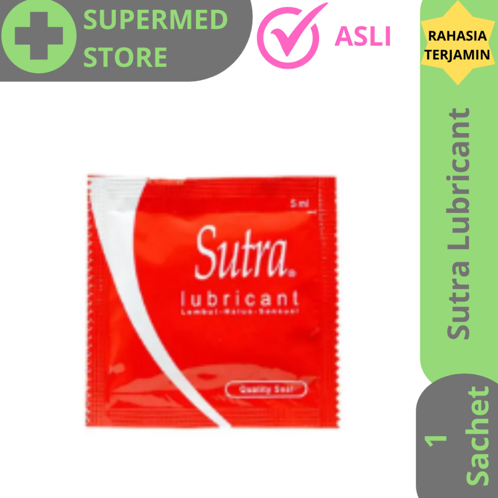 [PRIVASI AMAN] Sutra Lubricant Sachet 5 ml / Pelumas Sachetan