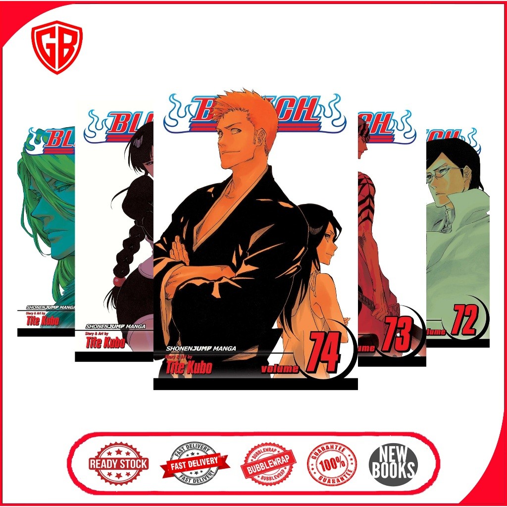 Manga Bleach, 74 Books series (English)