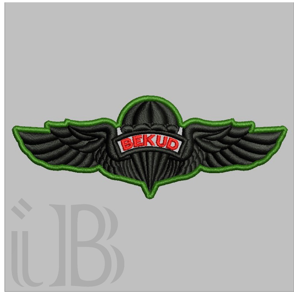 153 BREVET WING BEKUD PDL TNI AD PERKERAS MIKA BORDIR EMBROIDERY RBC