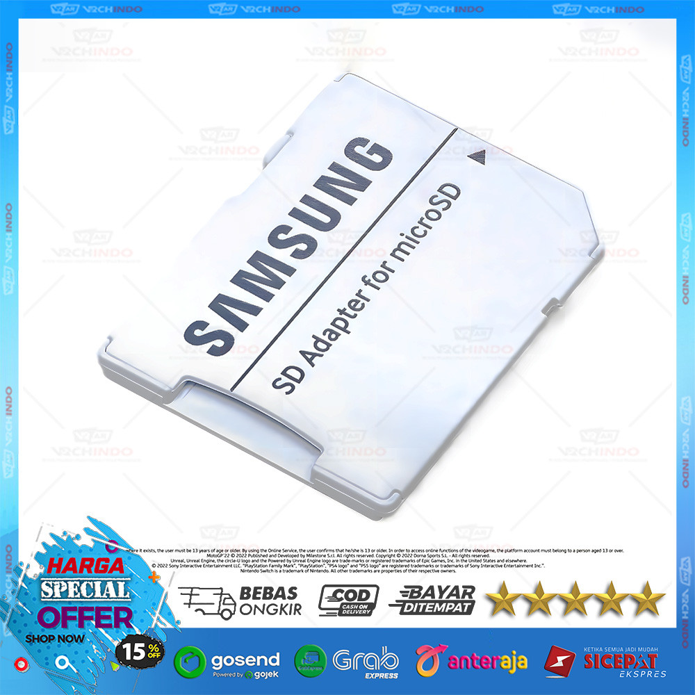 Adapter Micro SD Memori Card  Samsung / Adaptor MicroSD Memory Card Connector Samsung / Converter Go