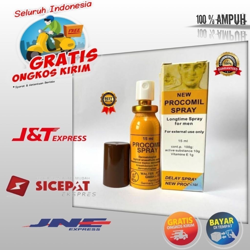 New Ready BURUAN DI ORDERRR PROCOMIL SPRAY MENAMBAH SETAMINA SUAMI MENJADI MANTAP MANTAP DI RANJANG 