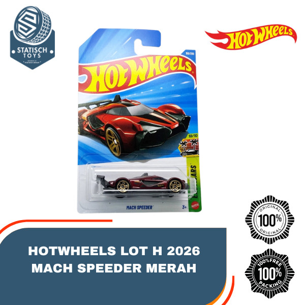 Hot Wheels Mach Speeder Merah Lot H 2026 Hotwheels