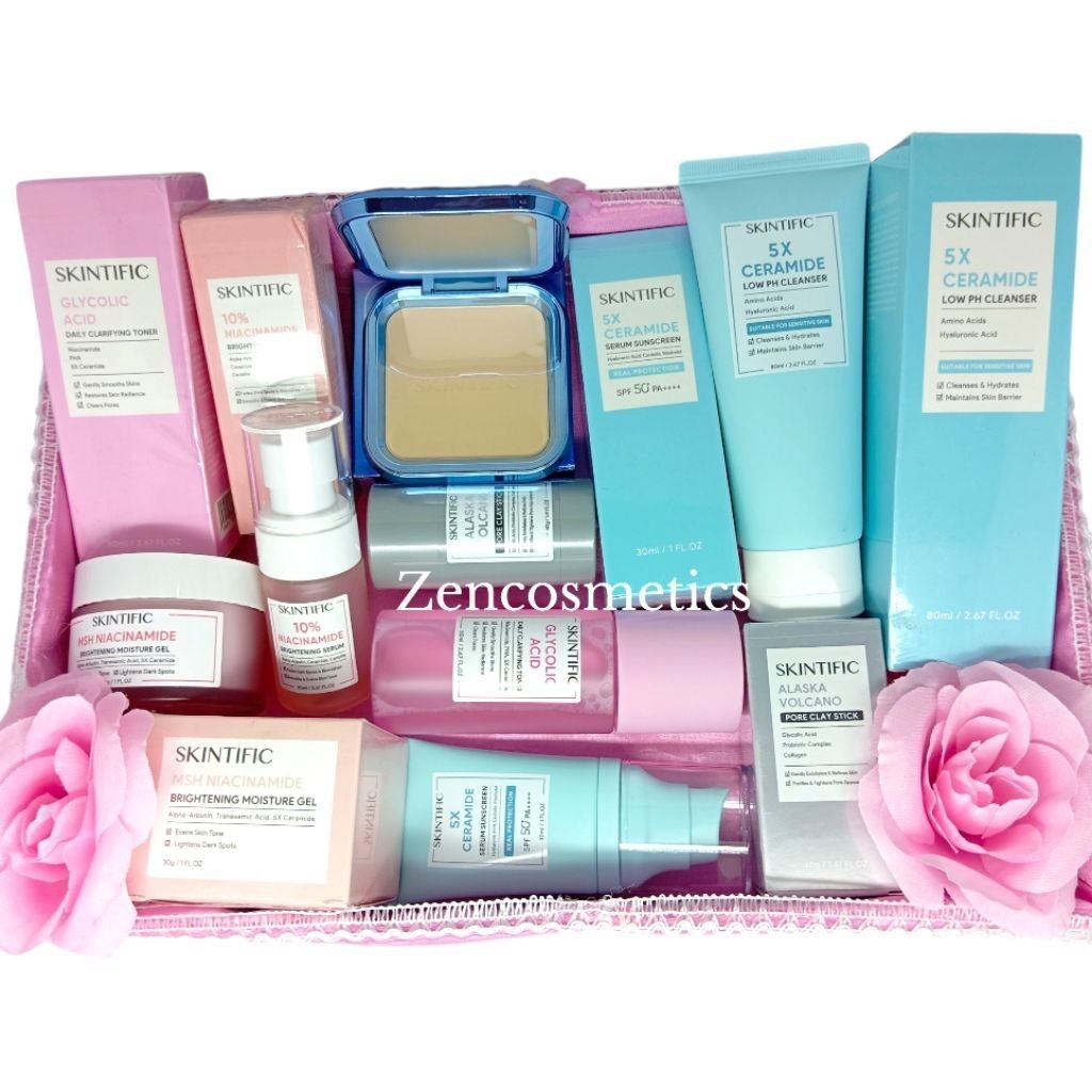 Skintific Paket Seserahan Skincare Lengkap Untuk Mencerahkan