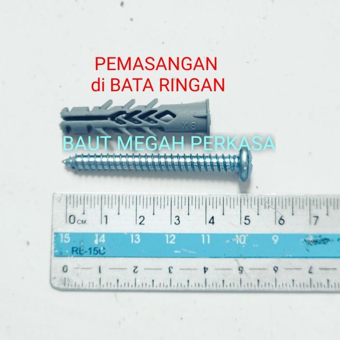 [50 PCS] Sekrup PAB #12x2 (5 cm) + Viser New S8