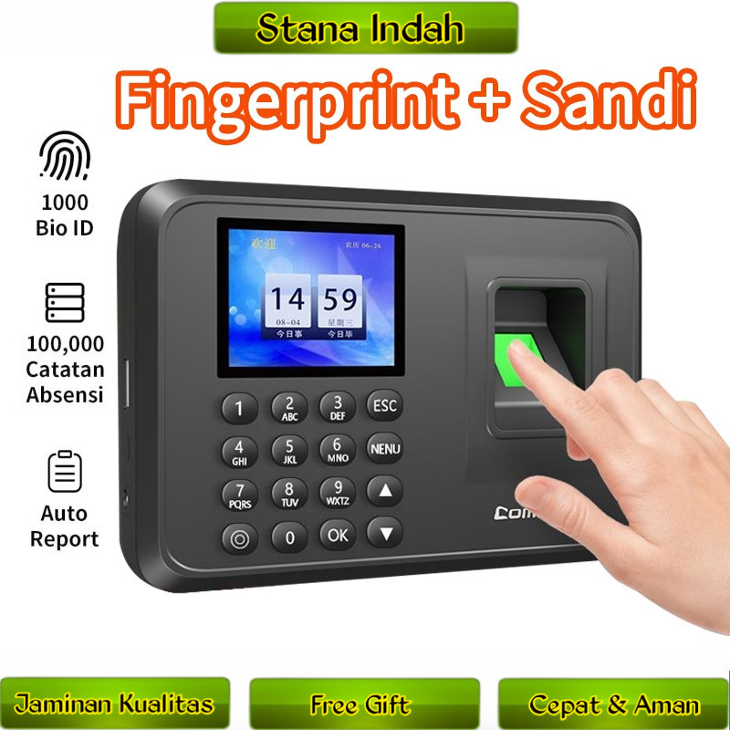 Epic Finds FINGERPRINT MESIN ABSENSI SOLUTION / MESIN ABSENSI / MESIN ABSEN FINGERPRINT PREMIUM TERM