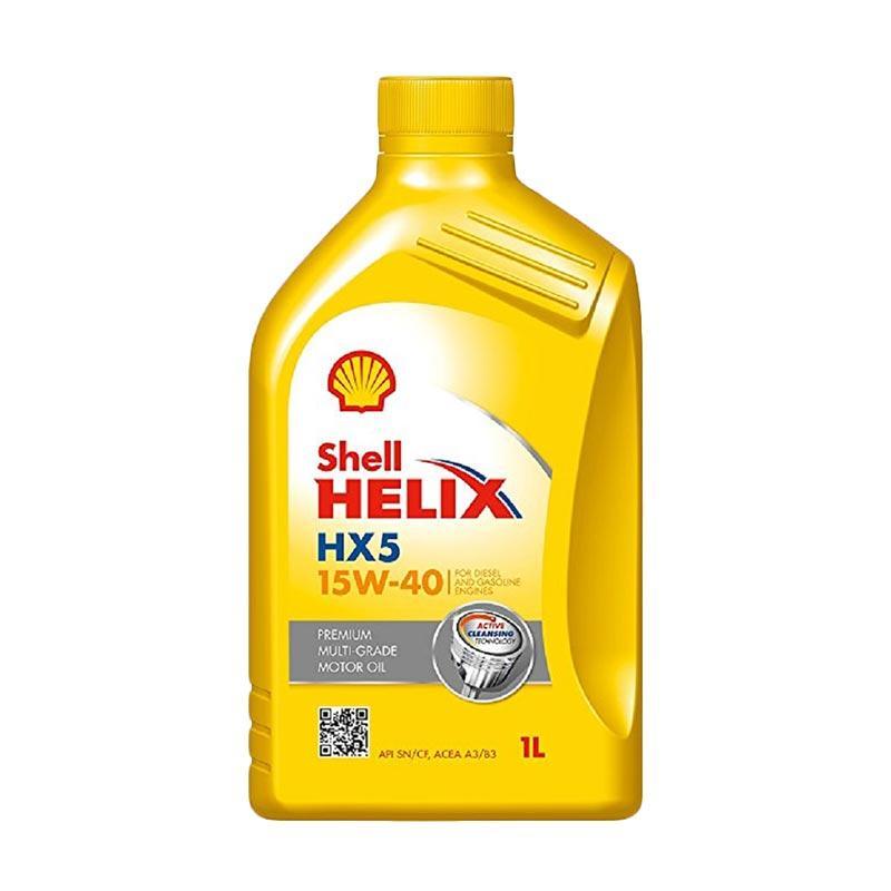 Ready Shell Helix HX5 Sae 15w-40 Oli Mobil [1 Liter] -10062 Terlaris