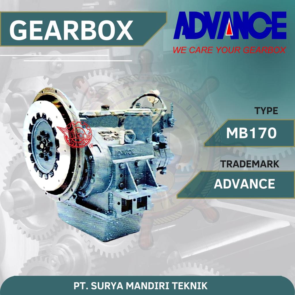 MB170 GEARBOX KAPAL ADVANCE / MARINE GEARBOX MB170
