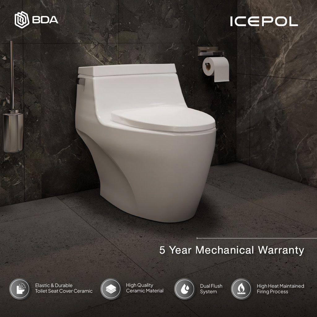 Icepol Closet Duduk Kloset Duduk Toilet Duduk IC 8075