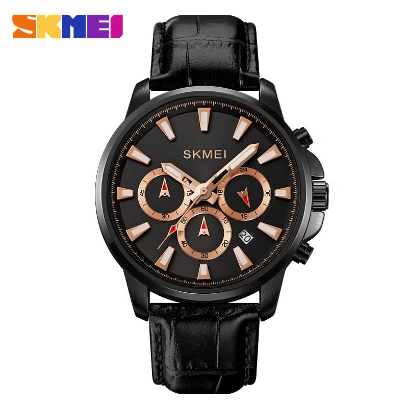 SKMEI Jam Tangan Analog Pria Elegant Kulit Sintetis - 2071