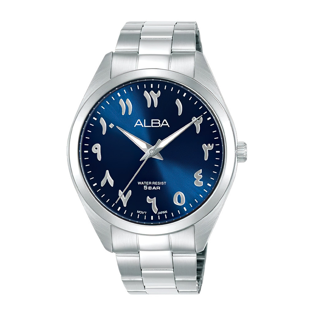 Jam Tangan Pria Alba ARX159X1 Blue Dial Silver Stainless Steel Strap
