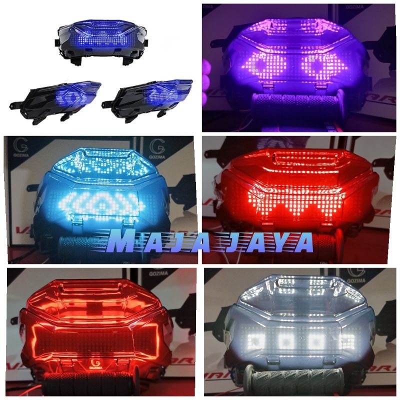 STOPLAMP HONDA VARIO 160 RUNNING GOZIMA 20 MODE TEXT SYMBOL