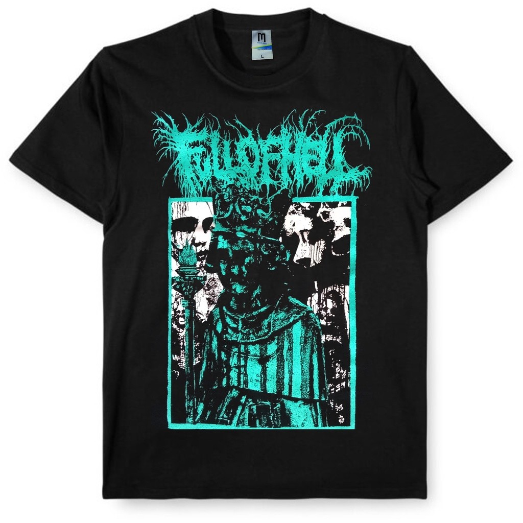 (COD) kaos band/t-shirt full of hell/full of hell merch/merchcons
