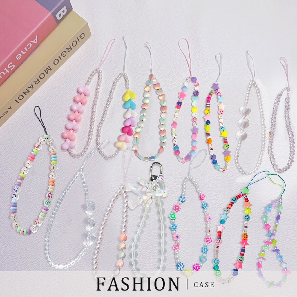 FashionCase Lanyard Handphone Gantungan Lucu Fashion Handphone Tali Rantai Anti Hilang Rantai Ponsel