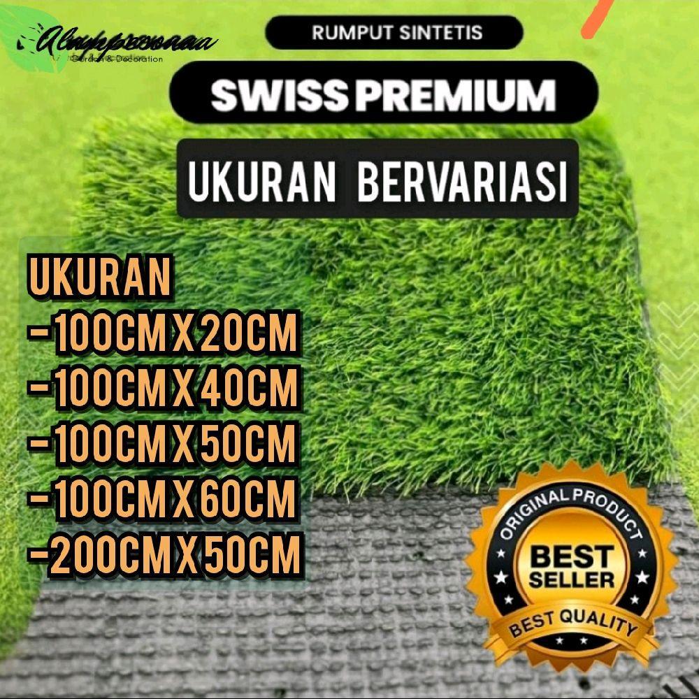 Rumput Sintetis Type Swiss 3cm Murah - Rumput Sintetis Swiss Import - Rumput Sintetis Meteran