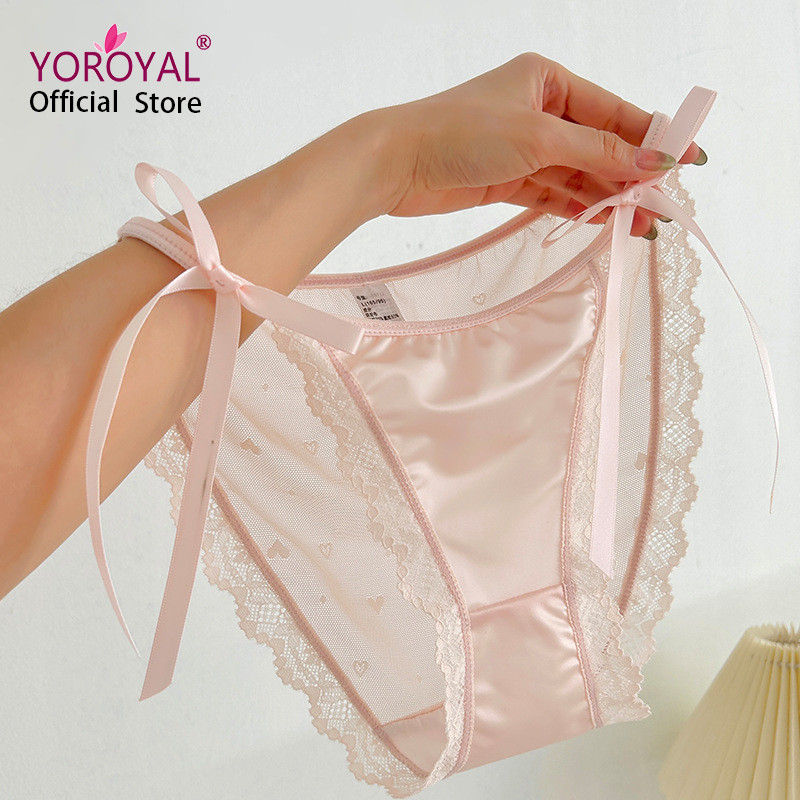 YOROYAL Celana Dalam Renda Wanita CD Lace Seksi Premium Panties Low Waist g string wanita transparan