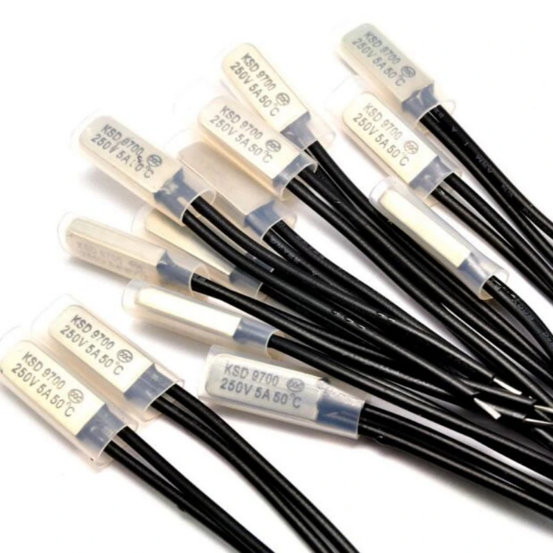 5pcs KSD9700 250V 5A Temperature Swit Thermal control 15-150 40 45 50 55 60 65 70 75 80 85 90 95 100