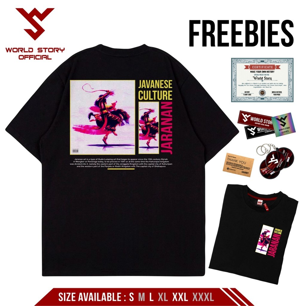 World Story | Kaos Jawa Javanese Jaranan Kaos Budaya Indonesia