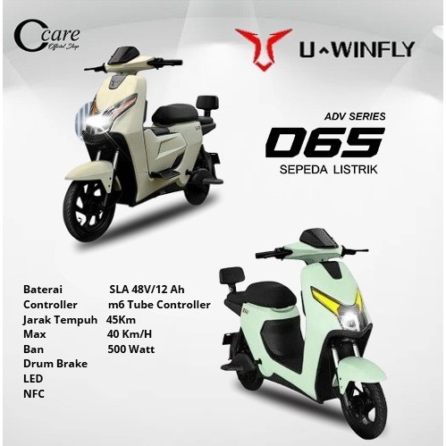 PROMO Sepeda Listrik Uwinfly D65 500Watt Garansi Resmi