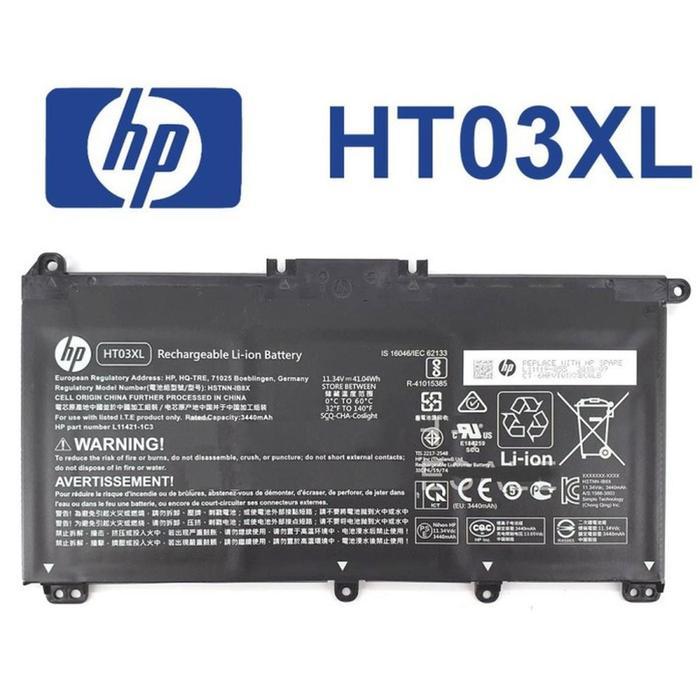 Baterai Laptop HPHT03XL / HT03XL Baterai Tanam Laptop HP14 14S 14Q 15 15G Series