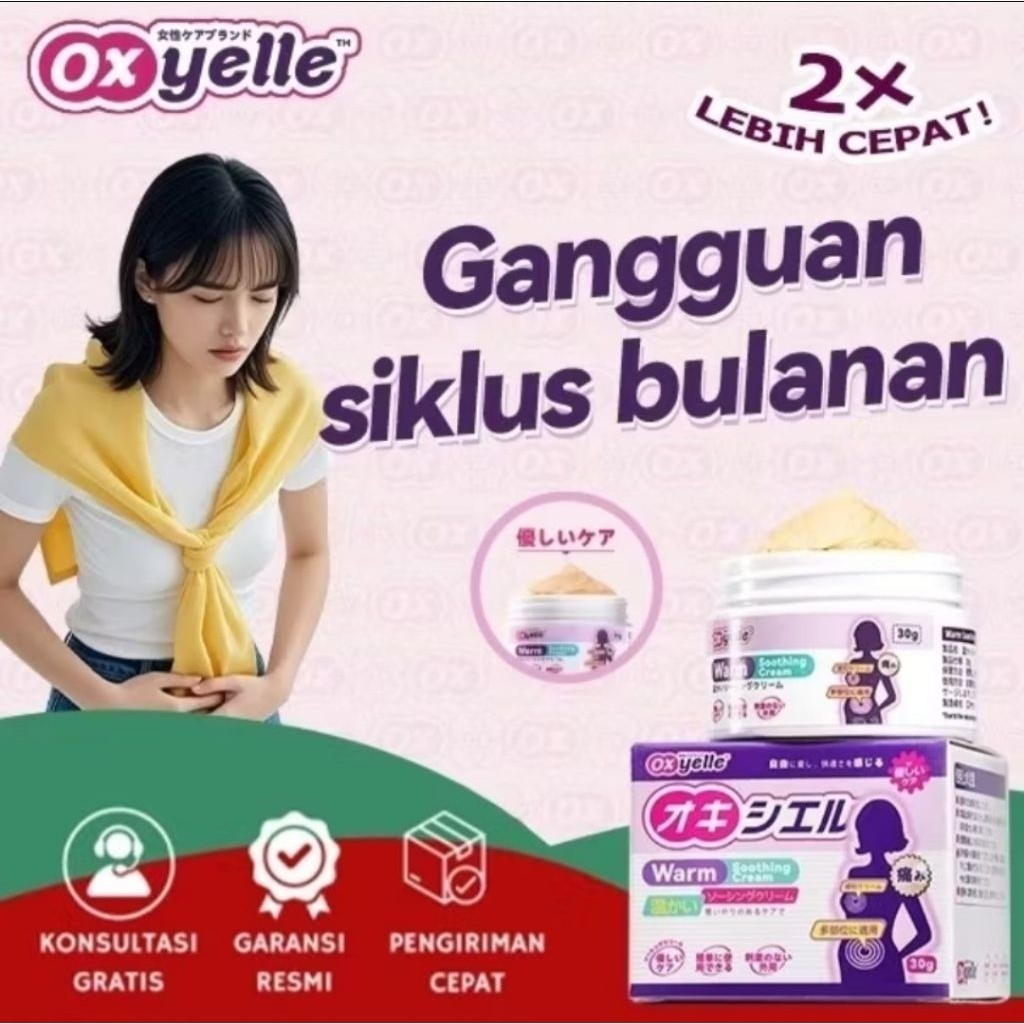 Oxyelle Gel Hangat Untuk Haid Original Herbal & Nyaman