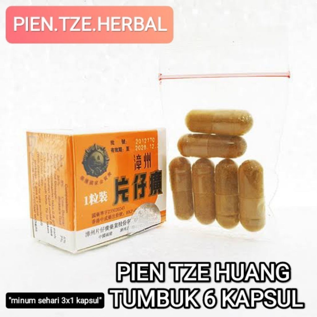 PIEN TZE HUANG OBAT CHINA SSA ASLI ISI 6 OBAT PASCA OPERASI