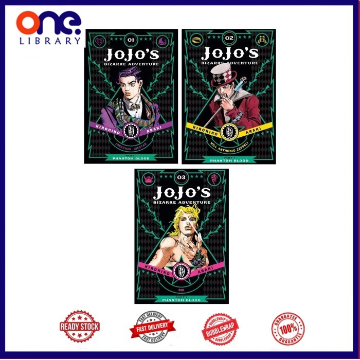 JoJo's Bizarre Adventure (3 book series)
