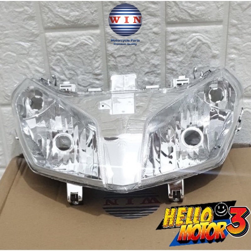 Lampu Depan Vario Techno 110 Karbu 2009 2010 2011 | reflektor headlamp WIN | head lamp light headlig