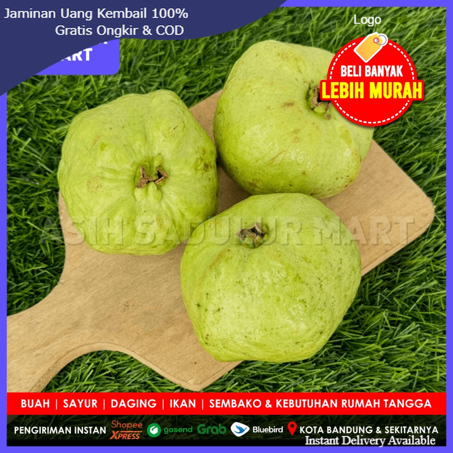 TERLARIS Jambu Kristal dan Jambu Merah / Crystal Guava 500g 1kg Buah Segar | Asih Sadulur Mart