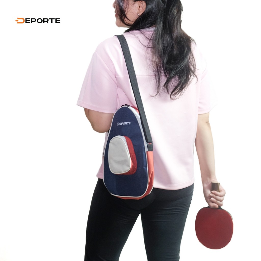 Deporte Tas Tenis Meja Pingpong 2 Bet Full Cover Bahan Dalam Lapis Thermal Foam Foil