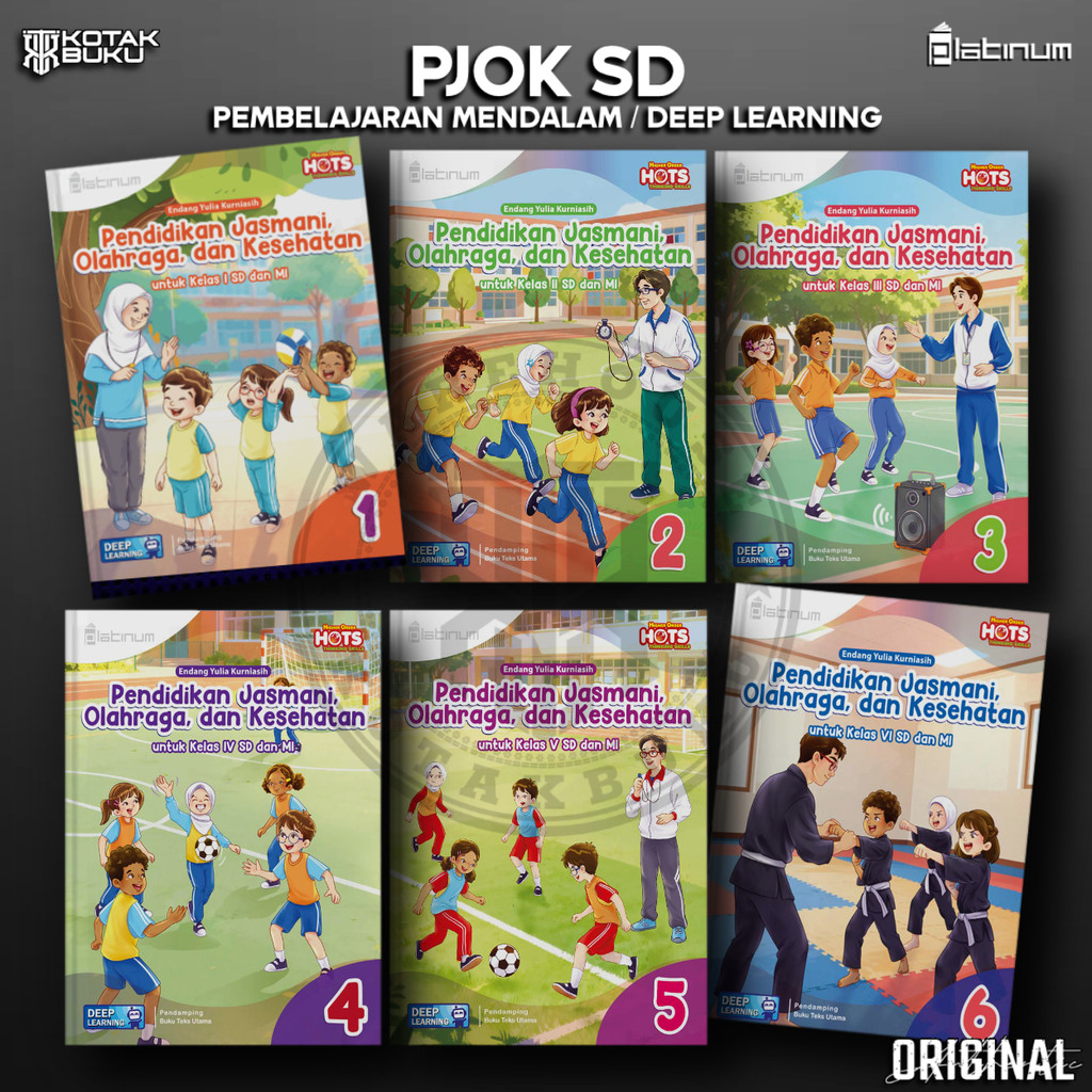 [ TS ] Buku PJOK SD Kelas 1 2 3 4 5 6 SD Deep Learning / PJOK SD / Platinum - Tiga Serangkai
