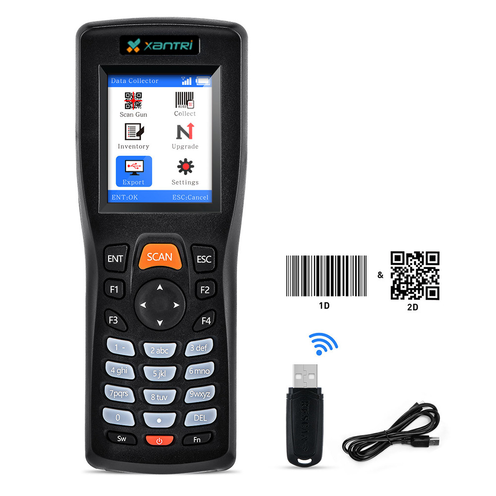 FixPrint Scanner Barcode QR Code 2D PDT Xantri RF4000 Wireless Scanner Barcode Scanner DC108 PDT 1D 