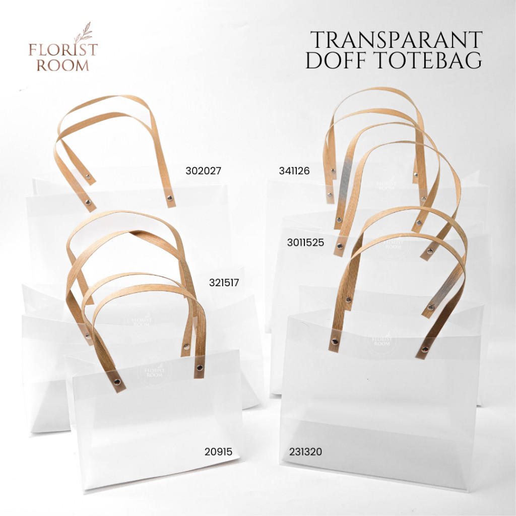 Transparent Doff Hand Flower Bag - Goodie Bag - Hampers - E11