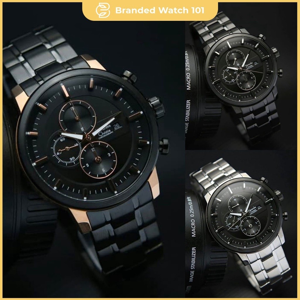BISA COD FLASH SALE ORIGINAL Jam Tangan Pria Cowok Alexandre Christie AC 6323 / AC6323 / 6323 / AC 6