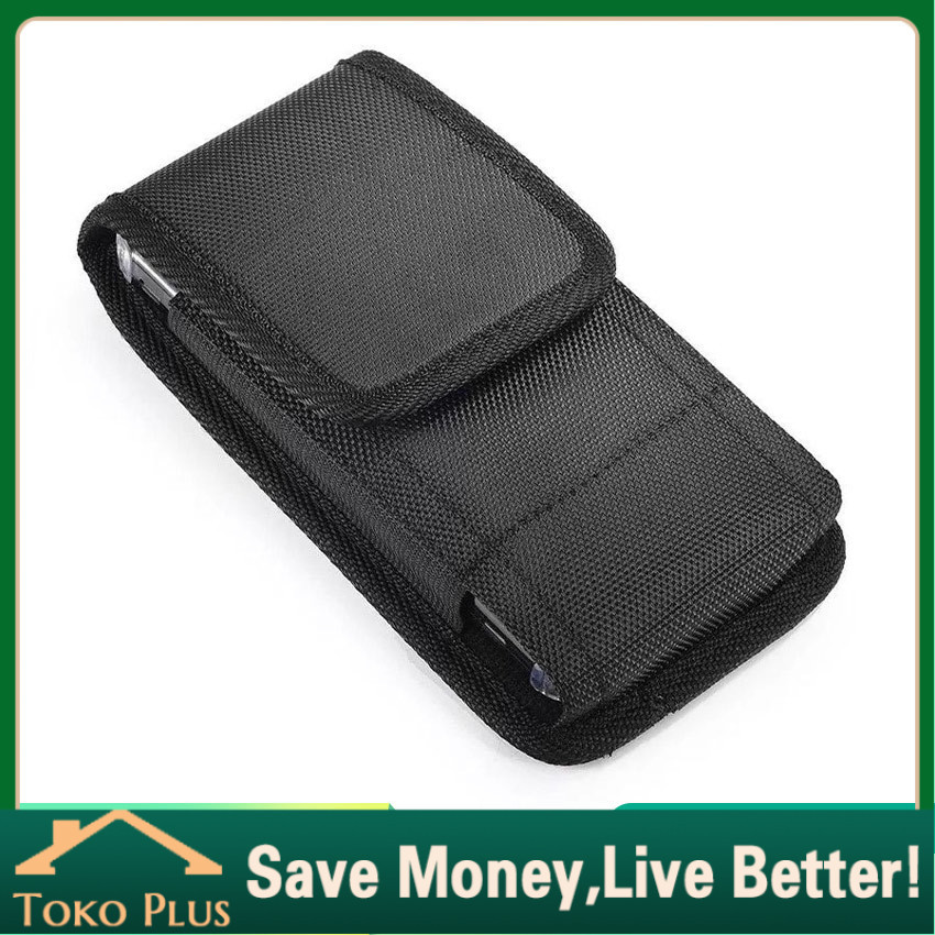 SARUNG HP Pinggang Dompet Tas Pinggang Klip Jepit 5 - 6,5 Inch Vertikal (5 - 7 Inch) Case HP