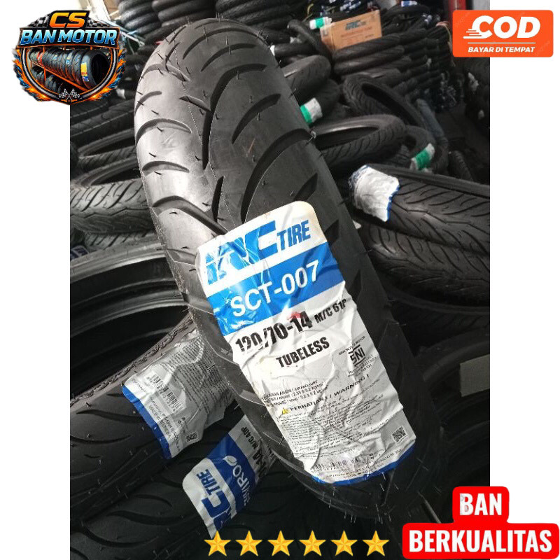 MURAH Ban Belakang Motor Honda PCX 150 IRC 120 70 Ring14 Tubeless