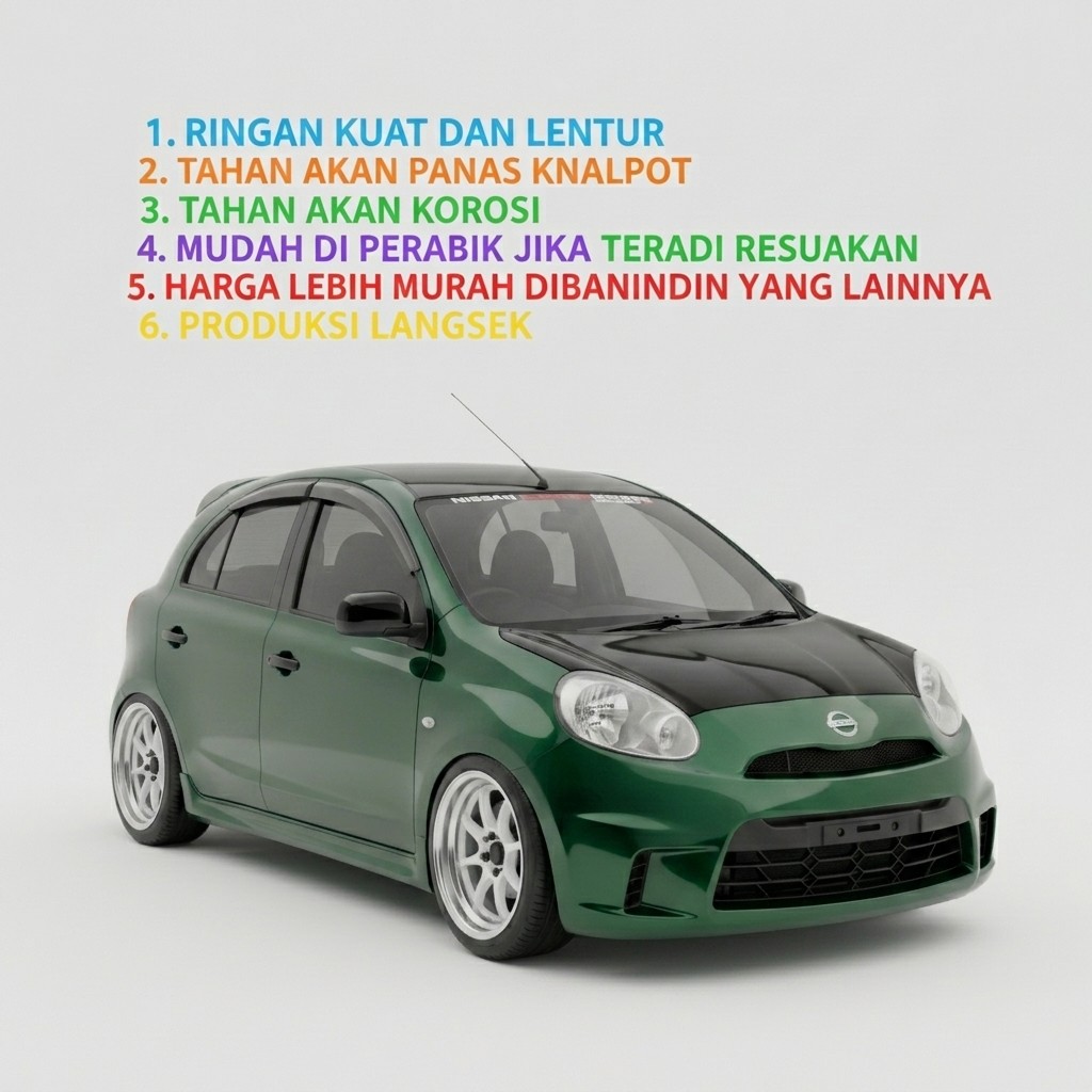 bemper nissan march autech body kit march autech bodykit march