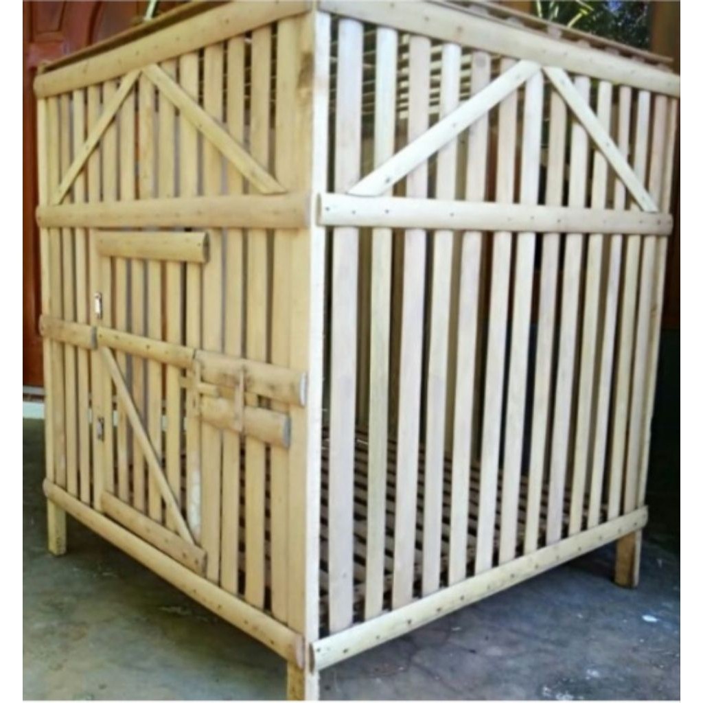 kandang ayam bangkok besar 70×70×85  #ayam laga #kaki full bambu