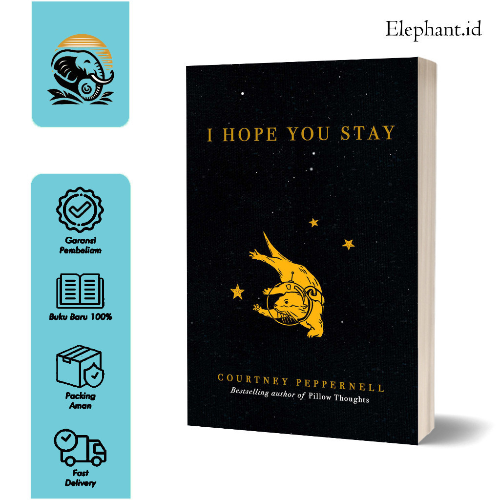 I Hope You Stay by Courtney Peppernell . Softcover