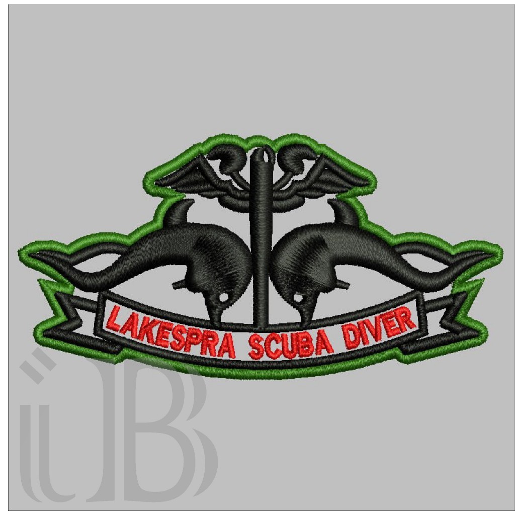 161 BREVET WING LAKESPRA SCUBA DIVER PDL TNI AD PERKERAS MIKA BORDIR EMBROIDERY RBC