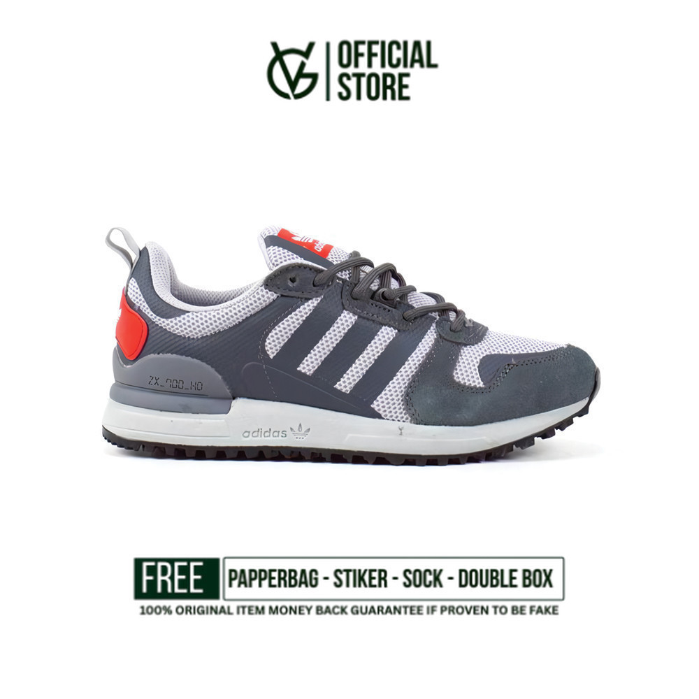 Sepatu Sneakers Adidas ZX 700 HD Grey White Original Authentic Unisex