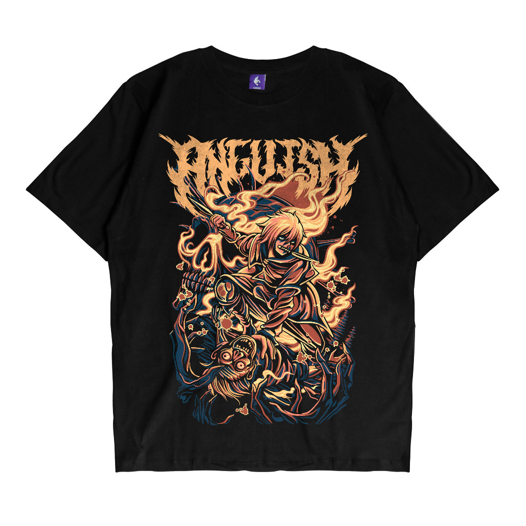 KIZARU Kaos Anime Vinland Saga THORFINN Kaos Unisex