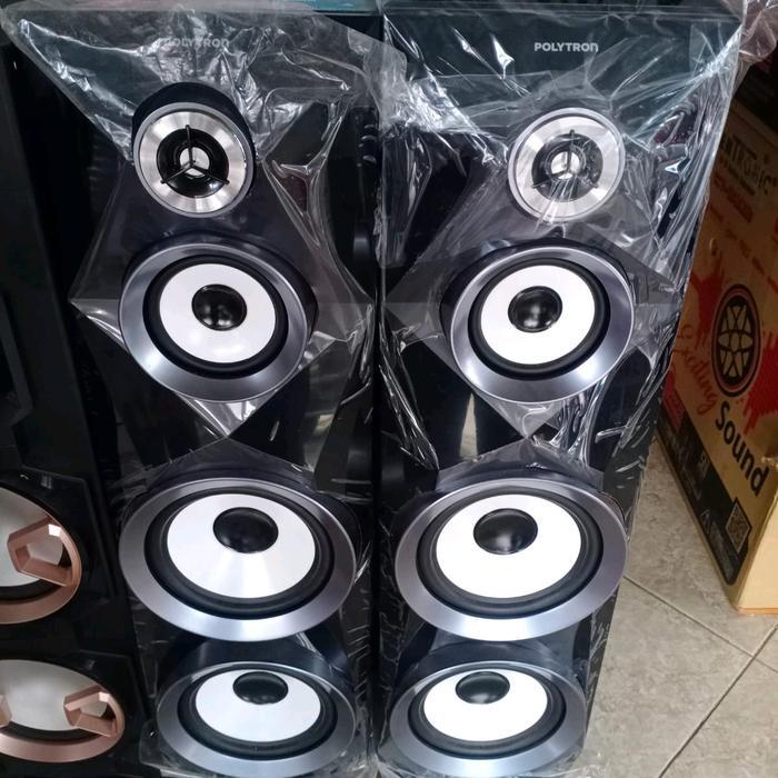speaker DAT 1511 speaker Polytron Speaker Rak Buku