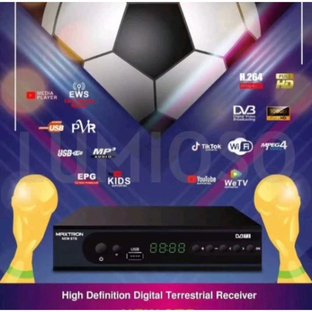 SET TOP BOX MAXTRON TV DIGITAL DVB-T2