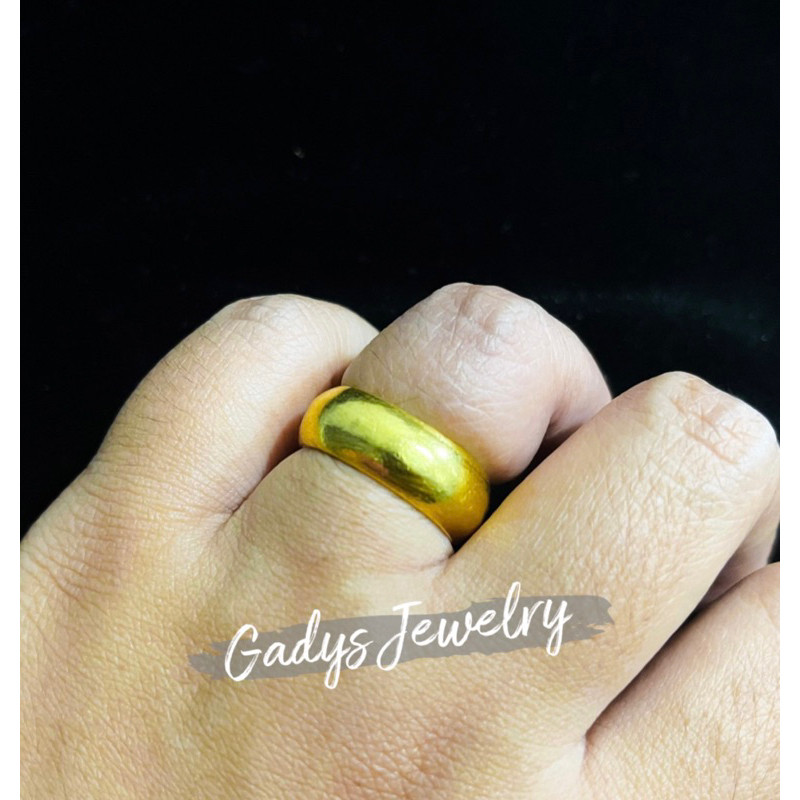 cincin tunangan Lapis Emas 24krt Crum Emas Muda 6 gram Cincin Cewek Replika Premium Gold