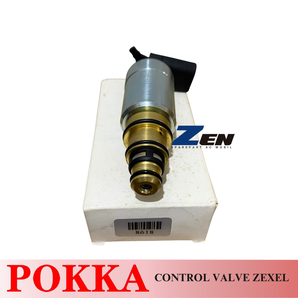 KONTROL SELENOID VALVE KOMPRESOR AC MOBIL ZEXEL POKKA 8618