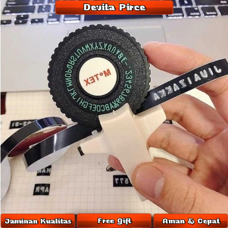 LABEL MAKER E101 - Alat pembuat label nama - Mesin Printer Label Mini 3d Manual Diy Printer Label St