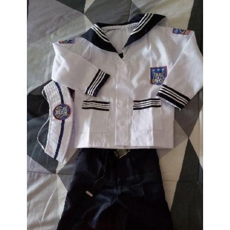 Baju Seragam   Profesi  Pelaut Anak Tk | Kostum Popaye Anak Seragam Pelaut Anak Berkualitas Seragam 