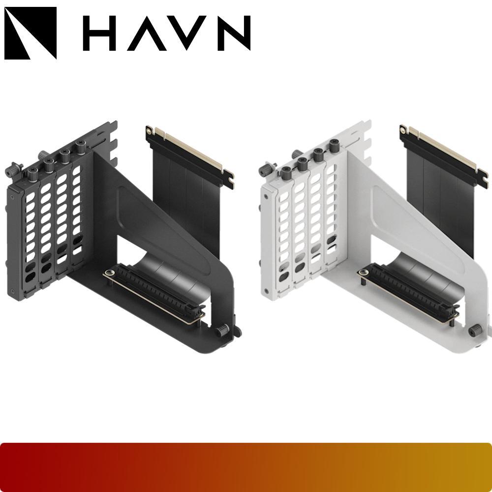 HAVN Universal VGPU Kit | 6-Slot height adjustment for flexible GPU placement with PCIe 5.0 riser ca